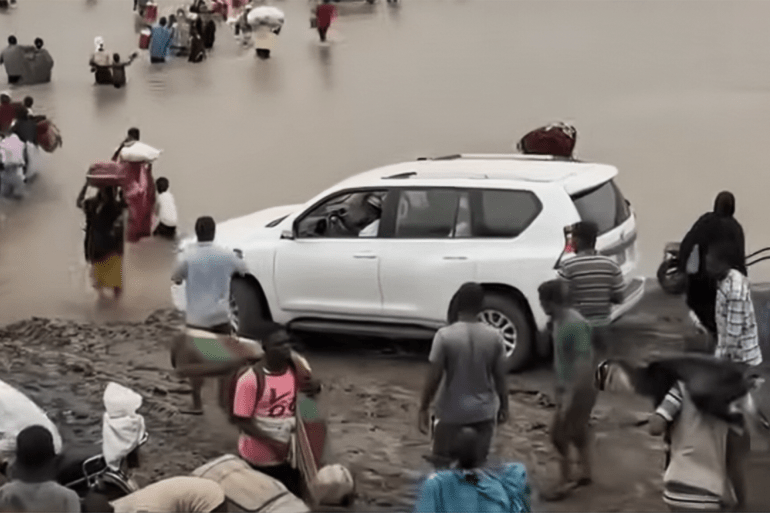 معاناة النازحين السودانيين بمدينة الدندر في سنار