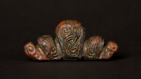 استخدم رجل جهاز الكشف عن المعادن لتحديد موقع جزء من سيف الفايكنج من القرن العاشر في هولندا