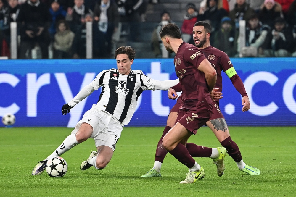 يوفنتوس يضاعف محنة مانشستر سيتي بثنائية في دوري أبطال أوروبا