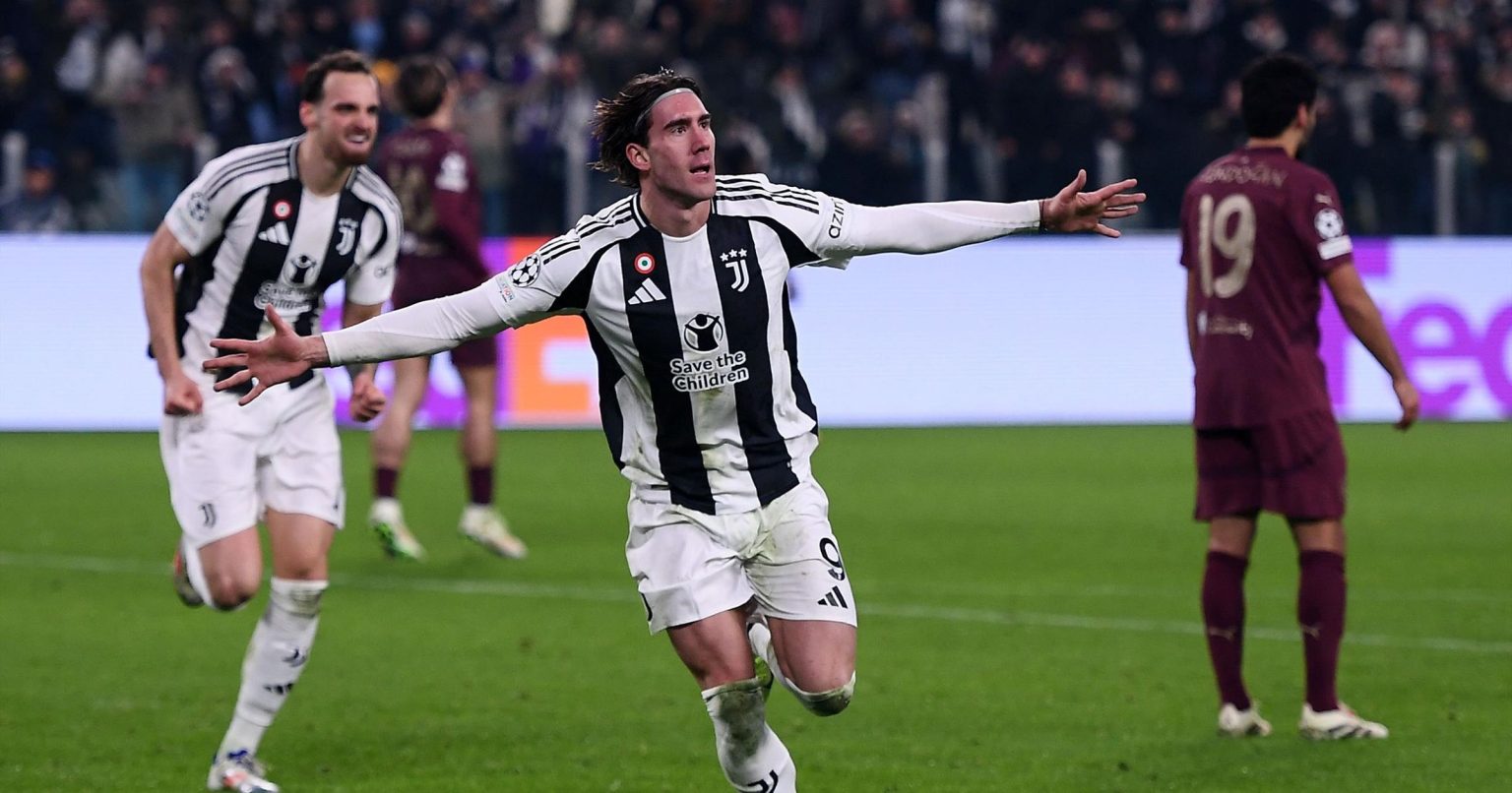 يوفنتوس 2-0 مانشستر سيتي: دوسان فلاهوفيتش وويستون ماكيني يزيدان من البؤس على الزوار في دوري أبطال أوروبا