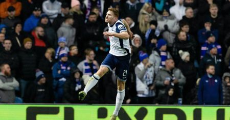 رينجرز 1-1 توتنهام هوتسبر – أبرز أحداث دوري مؤتمرات الاتحاد الأوروبي لكرة القدم حيث يقاتل توتنهام من أجل التعادل في ملعب إيبروكس الكهربائي