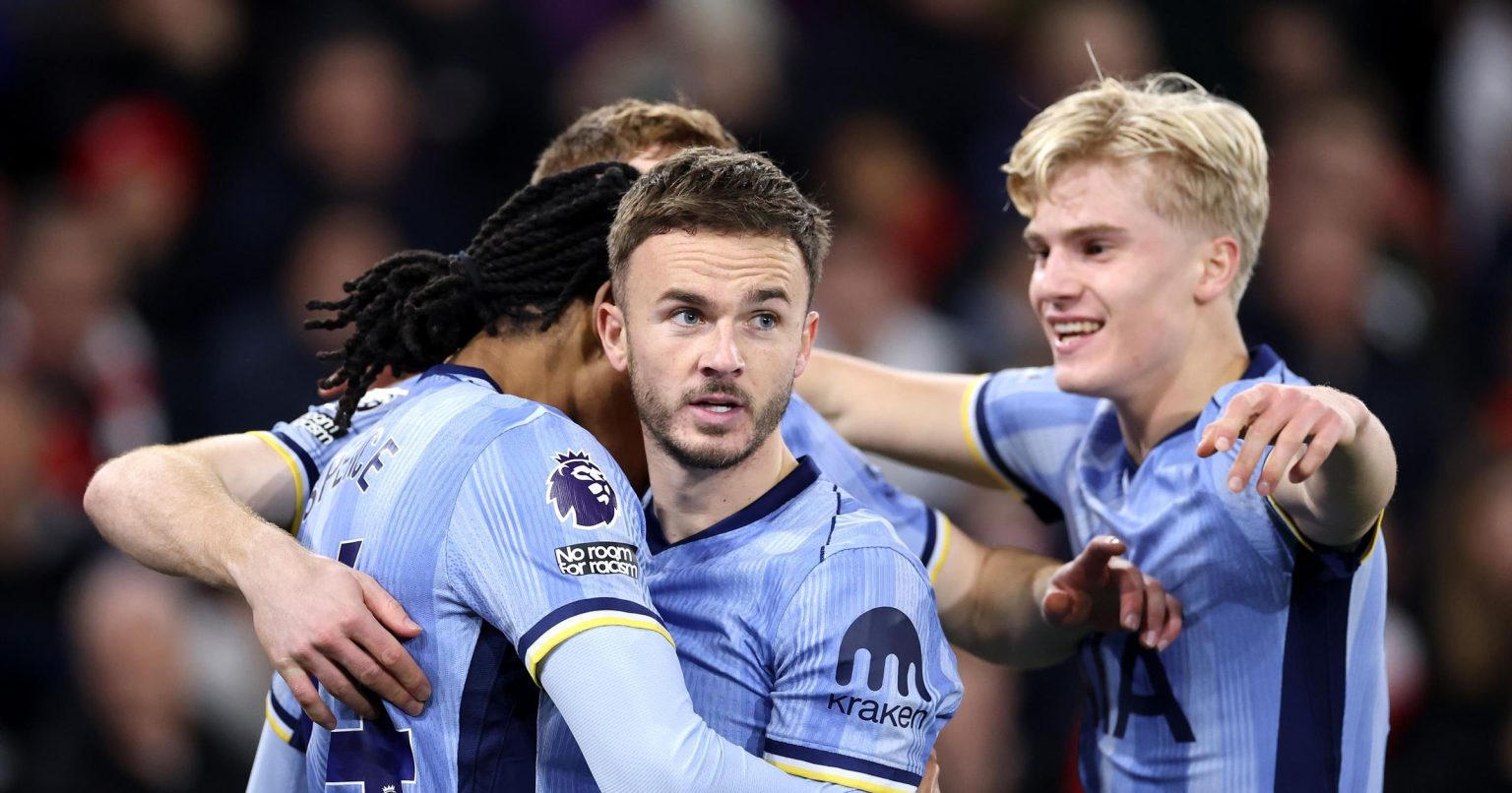 ساوثامبتون 0-5 توتنهام: جيمس ماديسون يتألق بينما يغرق توتنهام القديسين المؤسفين بخمسة أهداف في الشوط الأول