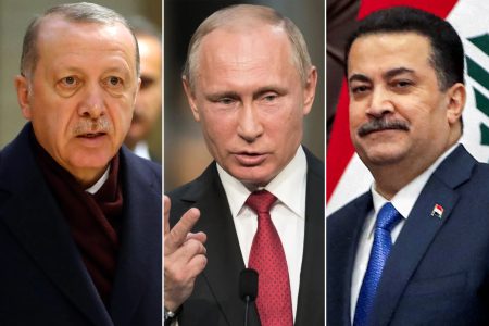 أردوغان يبحث مع بوتين والسوداني التطورات في سوريا