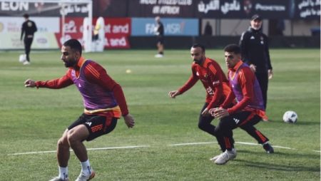 غدا.. مران الأهلي مفتوح لمدة 15 دقيقة أمام وسائل الإعلام