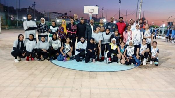 فوز مركز شباب الحصايا والحكروب فى بطولة دورى السلة للفتيات بأسوان