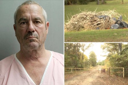 ادعى أب من تكساس أنه أطلق النار على ابنه بعد أن ظن أنه دخيل، ثم أحرق جثته فيما بعد