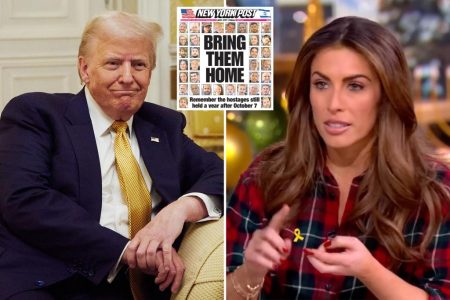 تعد أليسا فرح غريفين، المضيفة المشاركة في برنامج The View، بارتداء قبعة MAGA إذا نجح ترامب في إقناع حماس بإطلاق سراح الرهائن