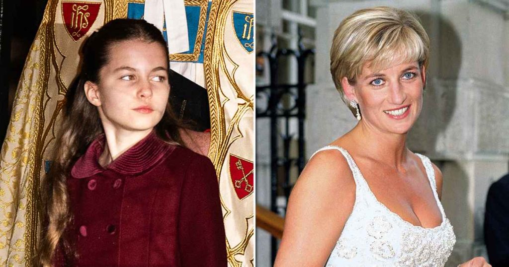 الأميرة شارلوت تثبت أنها ميني مي للأميرة ديانا في خدمة ترنيمة عيد الميلاد
