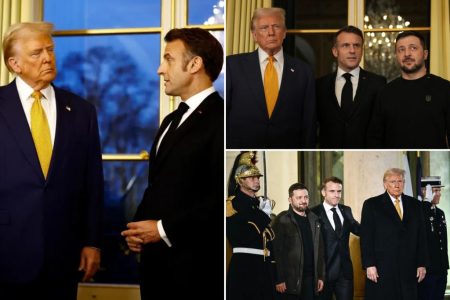 ترامب يلتقي زيلينسكي وماكرون قبل حفل إعادة افتتاح نوتردام في باريس
