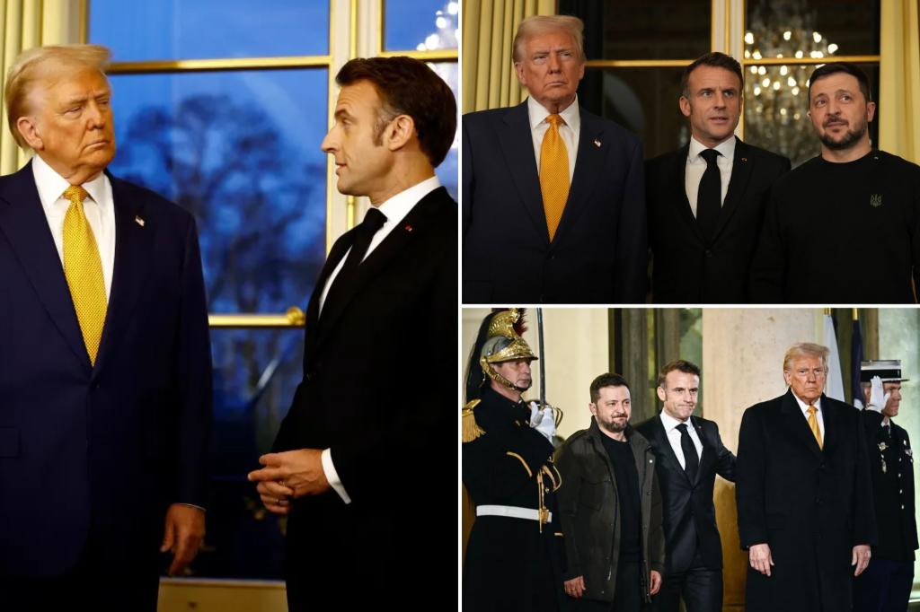 ترامب يلتقي زيلينسكي وماكرون قبل حفل إعادة افتتاح نوتردام في باريس