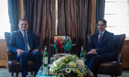 وزير الخارجية ورئيس الحكومة الليبي يبحثان العلاقات الثنائية