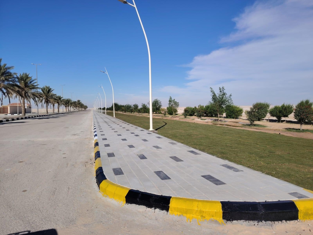 انتهاء تطوير مدخل مركز مشلة.. و80% نسبة تأهيل حديقة غرناطة بالرفيعة