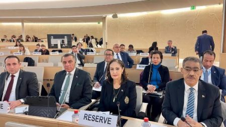 وزارة العمل تشارك مع الوفد المصري في الاستعراض الدوري الشامل لحقوق الانسان بجنيف