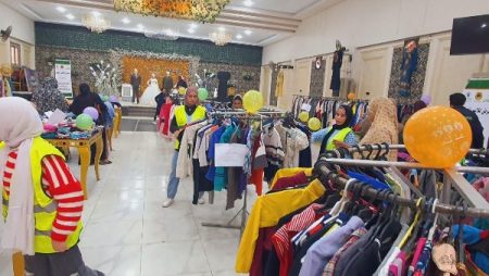 الأورمان تنجح فى تنظيم معرض ملابس لدعم 559 أسرة بمركز قطور