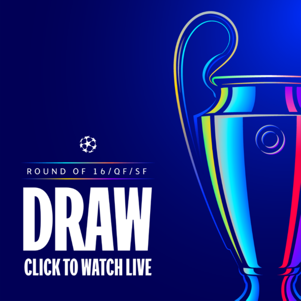 تعرف على نتائج قرعة دور الـ 16 بدوري أبطال أوروبا