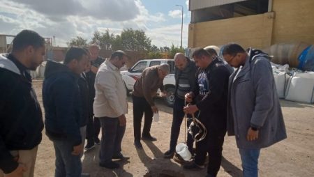 التزام المنطقة الصناعية بجمصة بالمعايير والاشتراطات البيئية