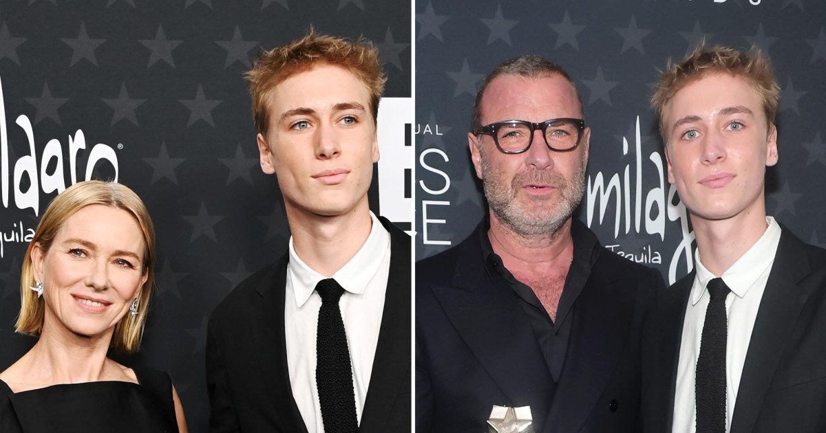 Exes Naomi Watts و Liev Schreiber يحضران كل من Critics Choice Bond مع Son Sasha 016