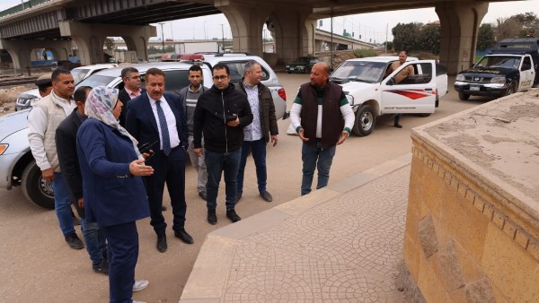 محافظ المنوفية يتفقد أعمال إنشاء موقف قويسنا النموذجي الجديد