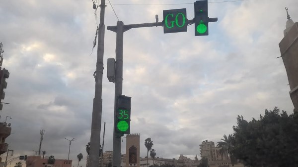 تركيب 87 كاميرا مراقبة و24 إشارة ذكية في كفر الشيخ