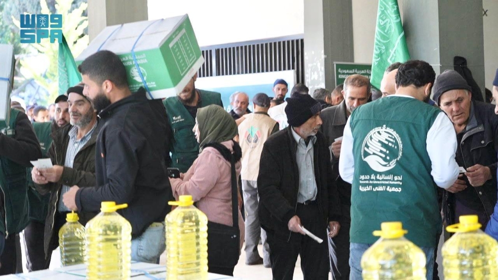 مركز الملك سلمان للإغاثة يواصل تقديم المساعدات في لبنان
