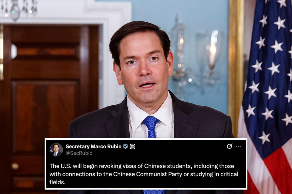 إدارة ترامب إلى تأشيرات “إلغاء” بقوة لبعض الطلاب الصينيين