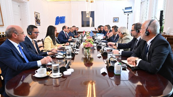 تفاصيل المؤتمر الصحفي للرئيس السيسي ورئيس وزراء اليونان