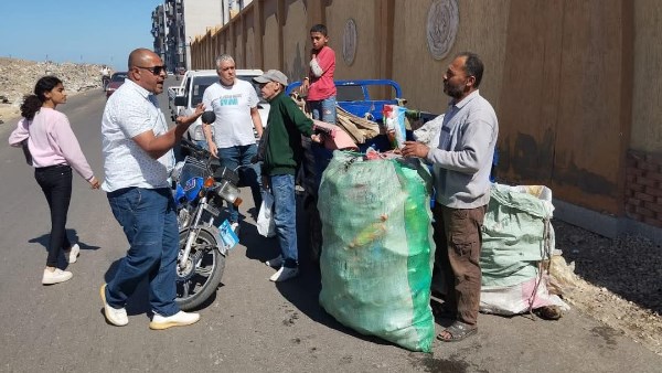 رئيس مدينة بورفؤاد يشدد على استمرار حملات مجابهة فارزي القمامة