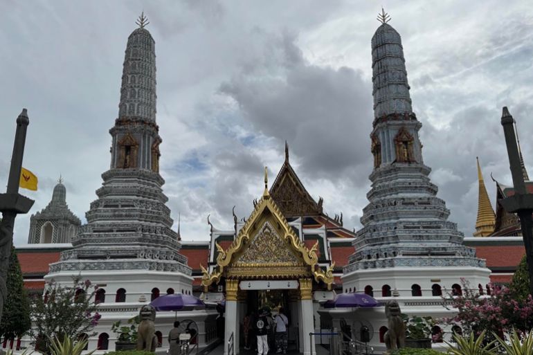 أحد مداخل القصر الملكي الكبير في بانكوك عاصمة تايلند / تصوير أنس زكي - الجزيرة نت