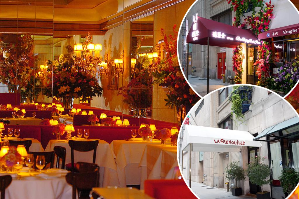 لقد تحولت La Grenouille ، وهي مثال لتناول الطعام الفرنسي الجيد ، إلى مطعم صيني لذيذ – لكنه لا يزال يبدو كما هو