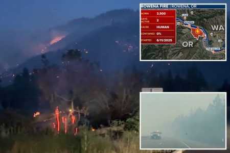 تم إجلاء الآلاف في ولاية أوريغون بصفته منزل حارق في الهشيم البالغ طوله 3500 فدان