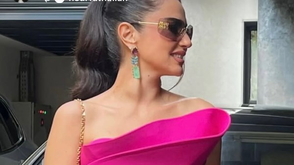 بالفوشيا.. دره تخطف الأنظار بإطلالة لافتة