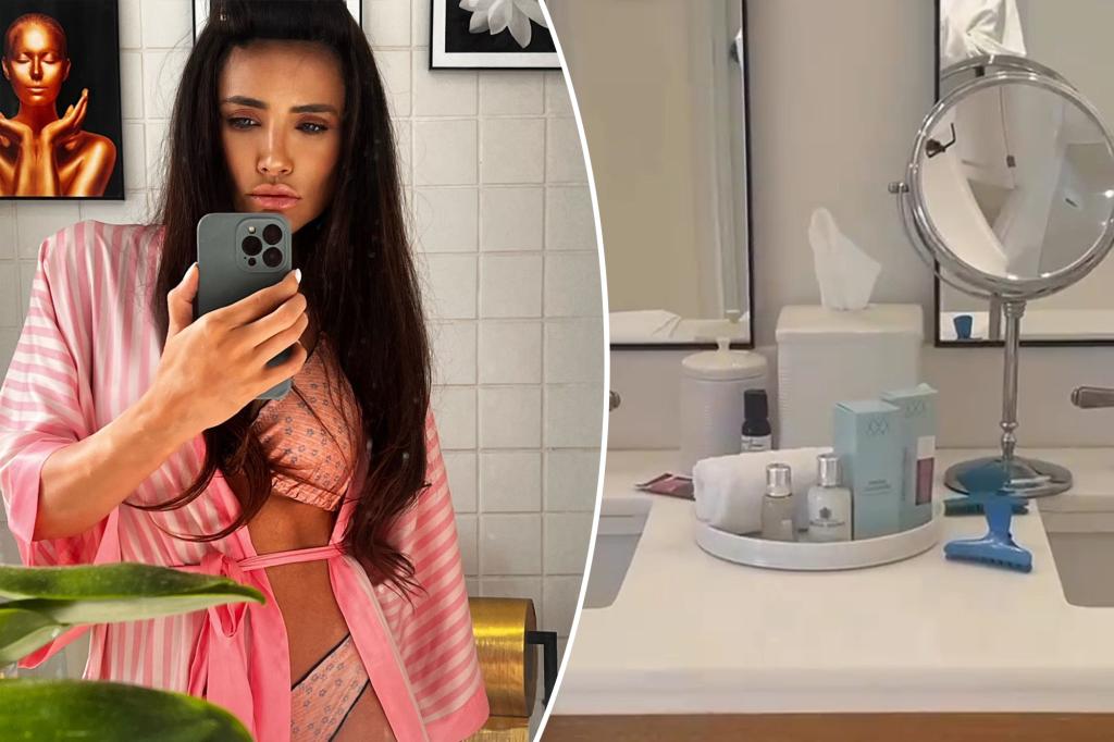 اشتعلت صديقها المتسلل الغش بفضل استخدام نساء المنتجات