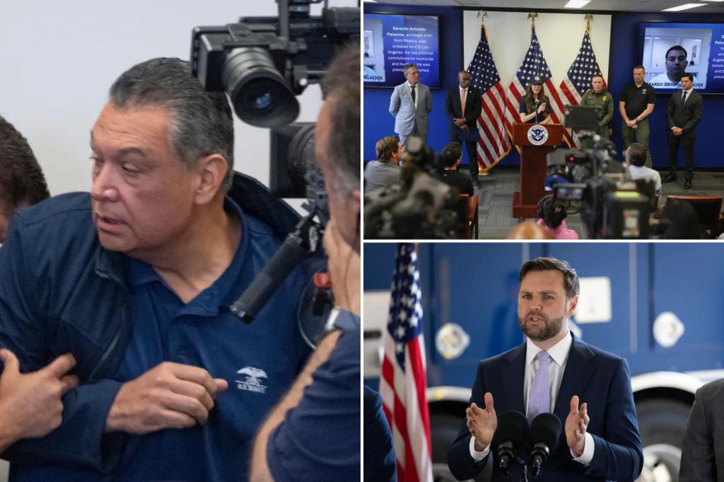 Padilla تدعي Noem Clash لم يتم التخطيط لها: “الخطاب أجبرني”