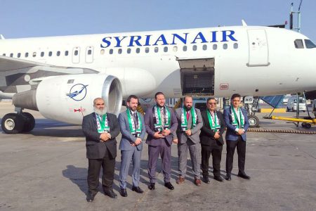 أول طائرة للخطوط السورية تهبط في إسطنبول منذ 12 عاما