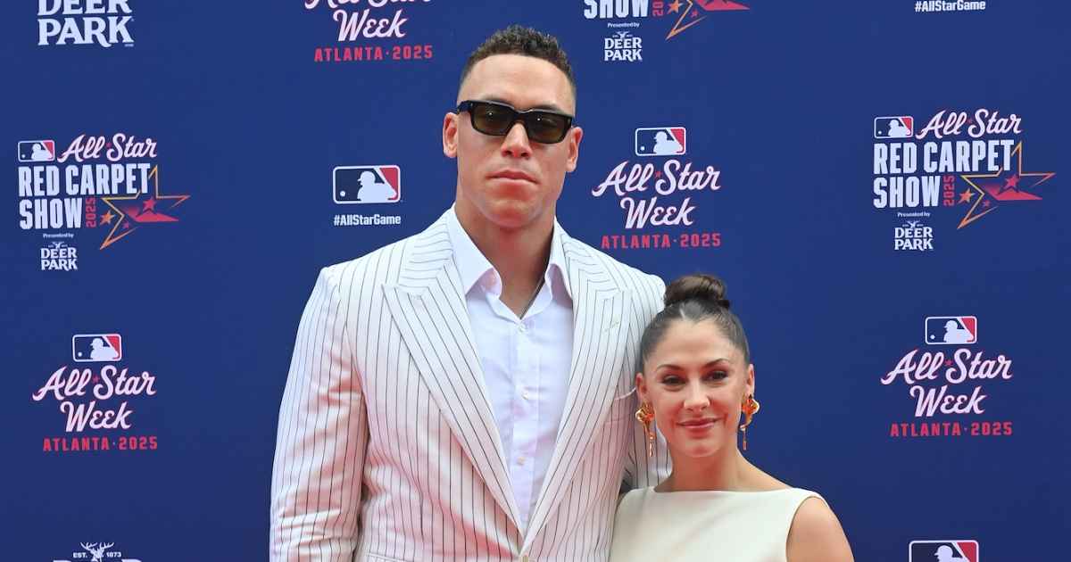 زوجة آرون القضاة سامانثا تظهر نادرة في لعبة MLB All-Star