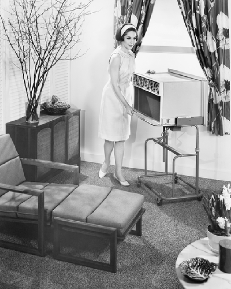 عام 1963 لمكيف الهواء Porta-Cart (مجموعة Everett/Shutterstock) لعام 1963