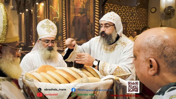 صلاة تسبحة وقداس بكنيسة العذراء الأثرية بالريدانية