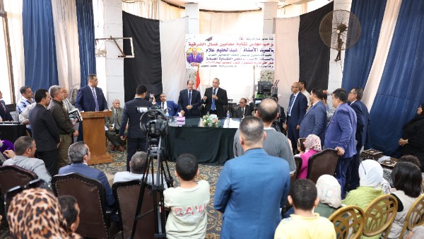علام يشهد احتفالية تكريم المتفوقين من أبناء المحامين بشمال الشرقية