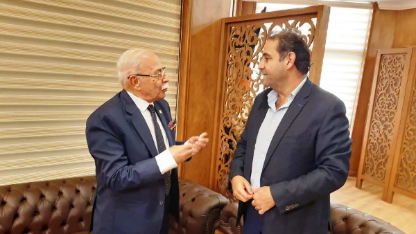 رئيس جامعة بورسعيد يبحث مع كمال درويش سبل التعاون الرياضي والأكاديمي
