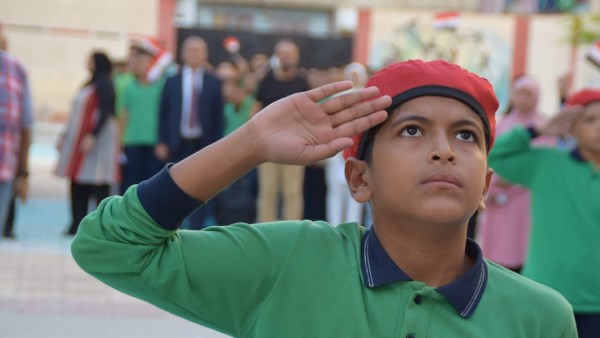 الغرباوي يشيد بطابور الصباح خلال تفقده عدد من مدارس زهور بورسعيد التعليمية