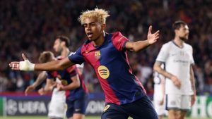 لامين يامال بعد التعادل مع كلوب بروج: أشعر بمذاقٍ حلوٍ ومُرٍّ.. ولا يمكن مقارنتي بميسي