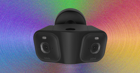 يمكن لـ Blink Arc دمج كاميرتين أمنيتين للحصول على عرض 180 درجة