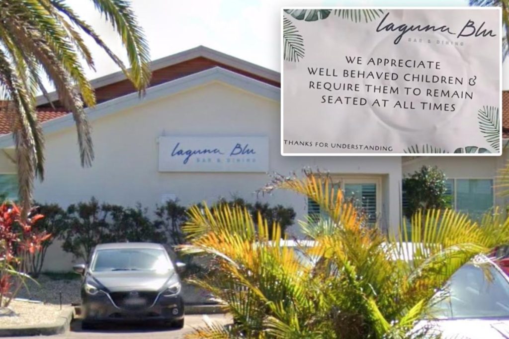 لافتة المطعم “غير الواقعية” حول الأطفال تصدم الآباء وتقسمهم