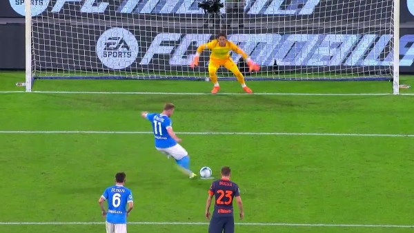 نابولي يتقدم على إنتر بهدف دي بروين في قمة الجولة الثامنة من الدوري الإيطالي
