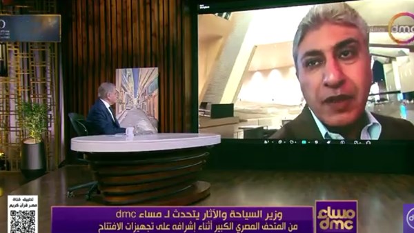 وزير السياحة يمازح أسامة كمال: اللي أنت عايز تعرفه مش هقولك عليه.. فيديو