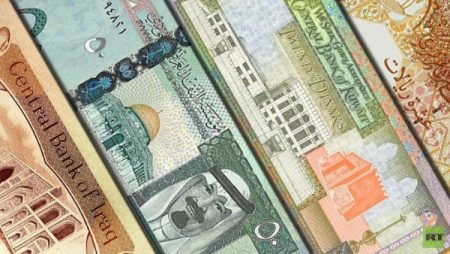 الدينار يتراجع.. أسعار العملات العربية في مصر يوم الإثنين