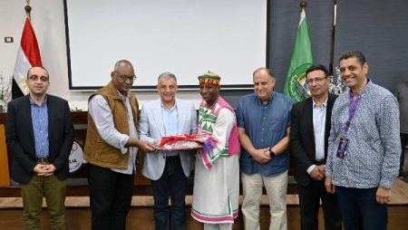 المحافظ يشيد بالمشاركة المتميزة لفرقة أسوان للفنون الشعبية بمهرجان الإسماعيلية