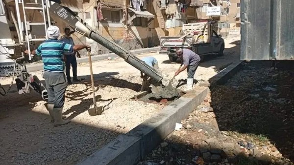 استمرار أعمال التطوير الشاملة بمنطقتي 