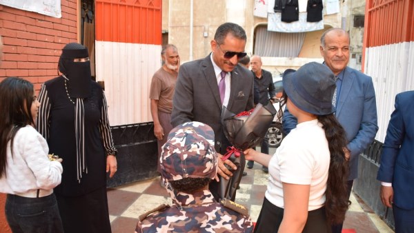 مدير الإدارة المركزية للرقابة والتفتيش يتفقد مدارس إدارة زهور بورسعيد التعليمية
