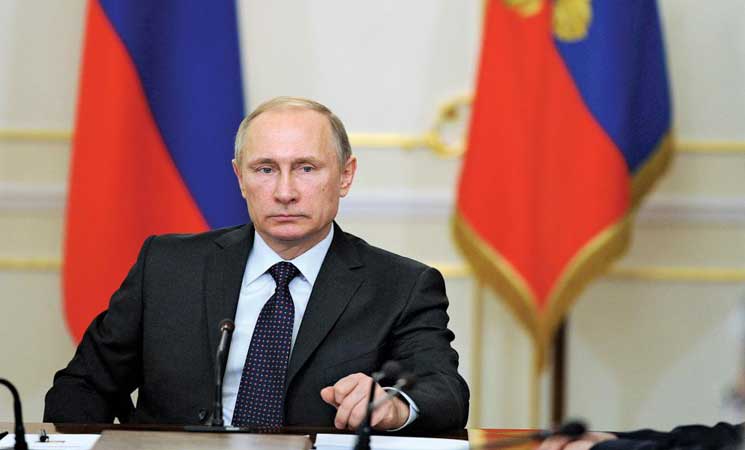 بوتين يكشف المساحة التي يسيطر عليها الجيش الروسي في أوكرانيا